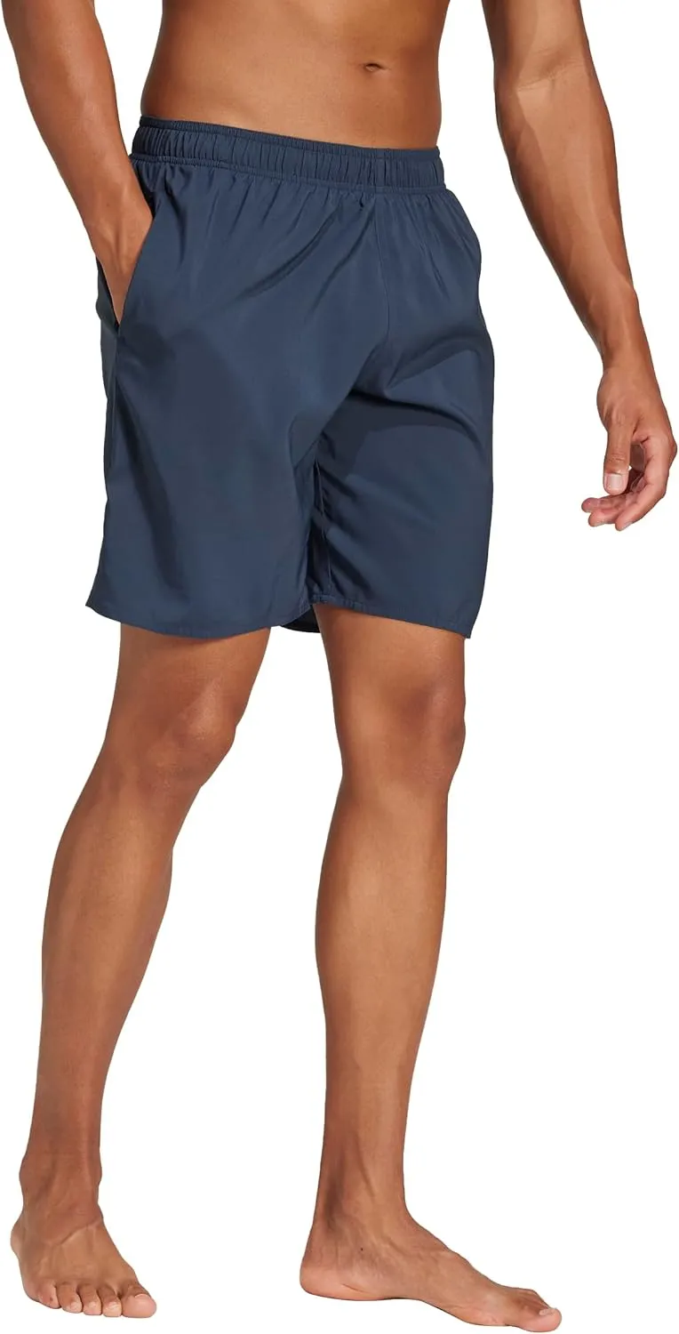 adidas Men's Solid CLX Length Swim Shorts