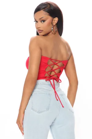 Ashlee Tube Top - Red