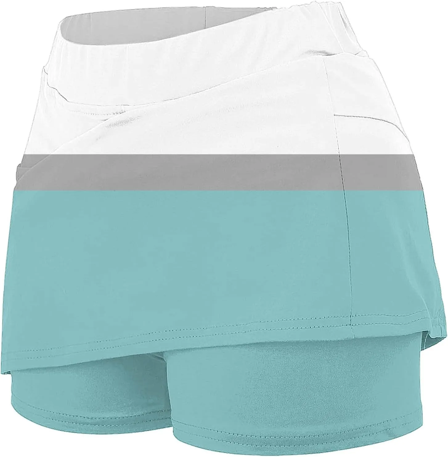 Athletic Skorts for Woman Elastic High Waisted Soft Comfy Stretch Workout Yoga Shorts Casual Summer Tennis Skirts