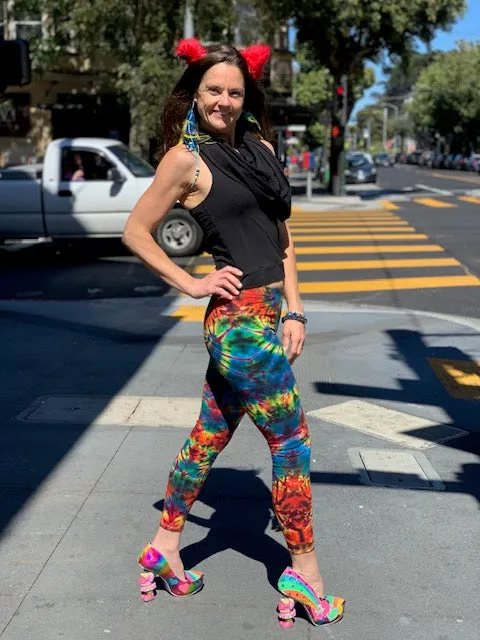 Barefoot Lazer Tiedye Leggings #4