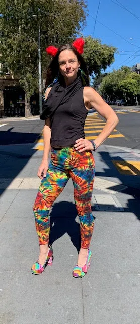 Barefoot Lazer Tiedye Leggings #4
