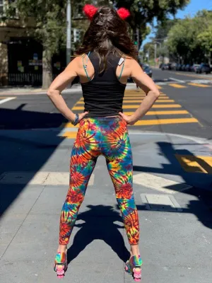 Barefoot Lazer Tiedye Leggings #4