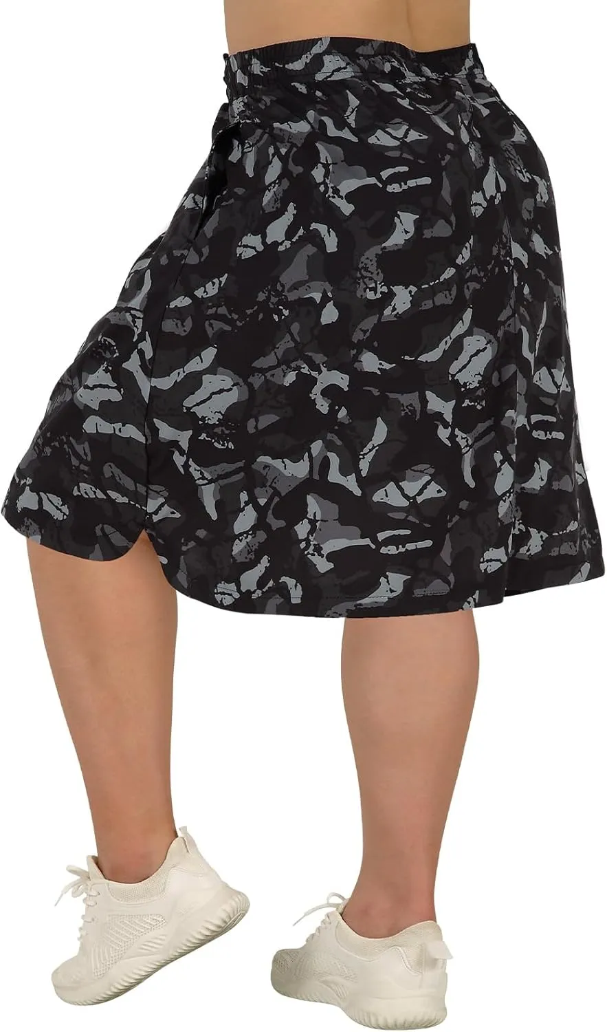 beroy Women Plus Size Skorts Skirts Knee Length Running Skirts for Women with Pockets
