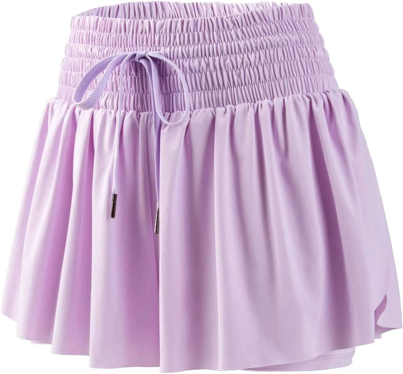 Blaosn Flowy Athletic Shorts for Women Workout Running Gym Yoga High Waist Skort Sweat Skirt Cute Clothes Summer Outfits