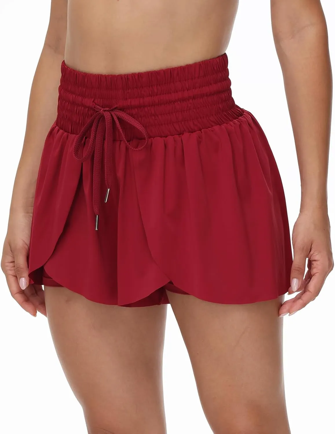 Blaosn Flowy Running Shorts for Women Gym Yoga Workout Athletic Tennis Golf High Waisted with Pockets Cute Clothes Summer