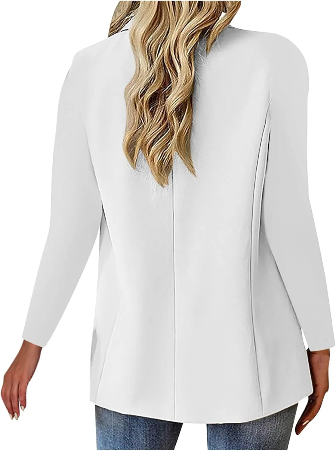 Blazers For Women Trendy Dressy Suit Jackets, Winter Bussiness Comfy Suit Clothes 2024,Button Open Front Suit Tops