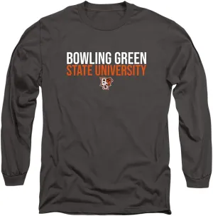 Bowling Green State University Official Stacked Unisex Adult Long-Sleeve T Shirt