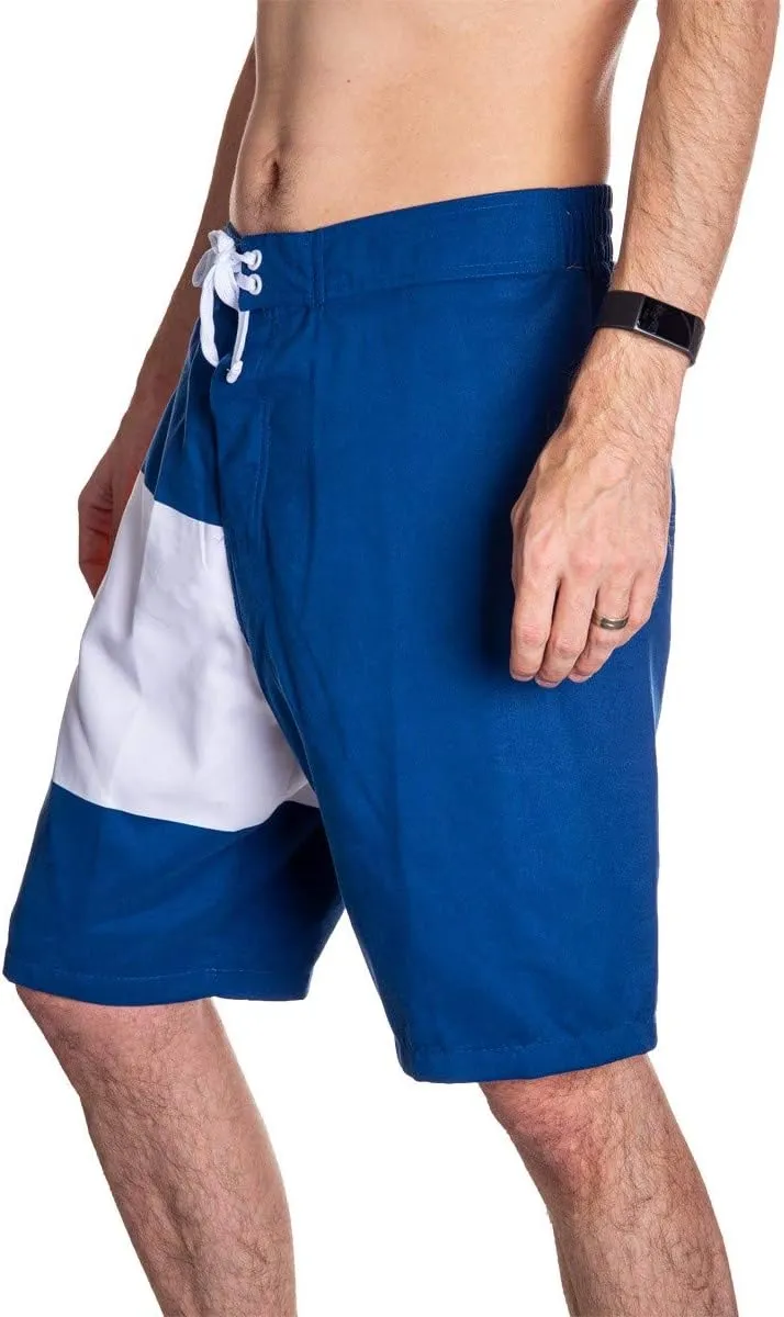 Calhoun Men's State Flag Swim Board Shorts