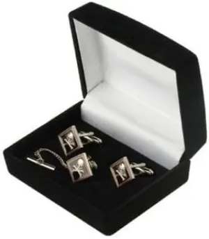 Coins For Anything, Inc Skull & Crossbones Cufflinks & Tie-tack
