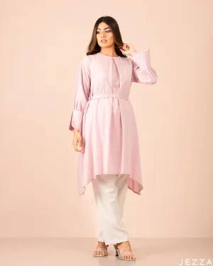 Cotton Material  Top With Decorative Hem 57991