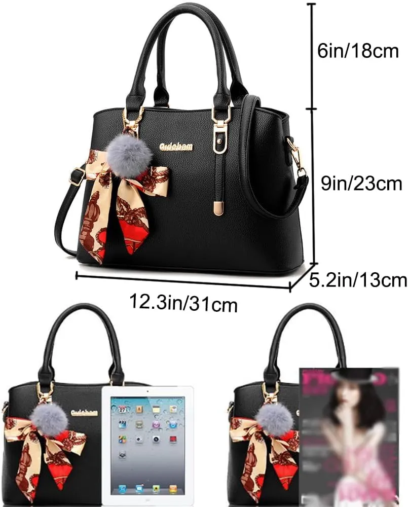 Dayfine Top Handle Handbags for Women PU Leather Satchel Handbag Tote Bags Purse Ladies Shoulder Bag crossbody Bag