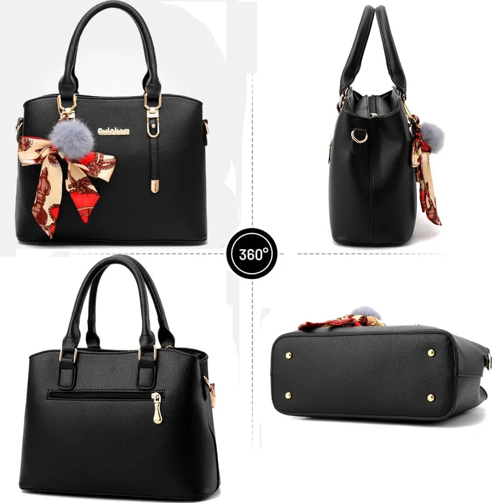 Dayfine Top Handle Handbags for Women PU Leather Satchel Handbag Tote Bags Purse Ladies Shoulder Bag crossbody Bag