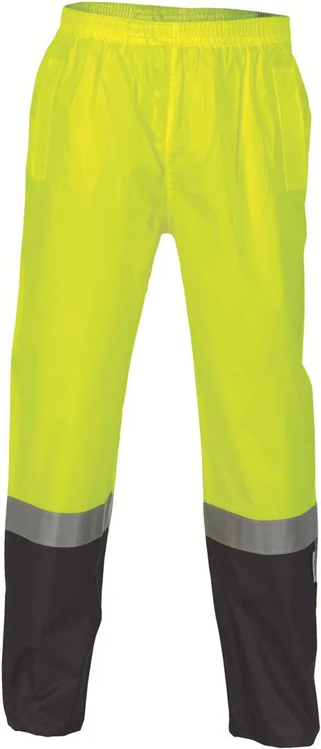 DNC Hi Vis Two Tone Lightweight Rain Pants With 3M R/Tape (3880)