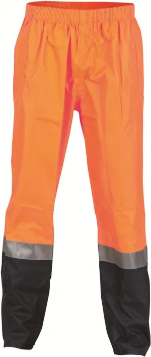 DNC Hi Vis Two Tone Lightweight Rain Pants With 3M R/Tape (3880)