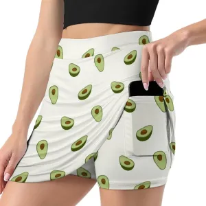 Donnapink Women Yoga Skirt, High Waist A-line Dress Trouser, Running Shorts(S-4XL)