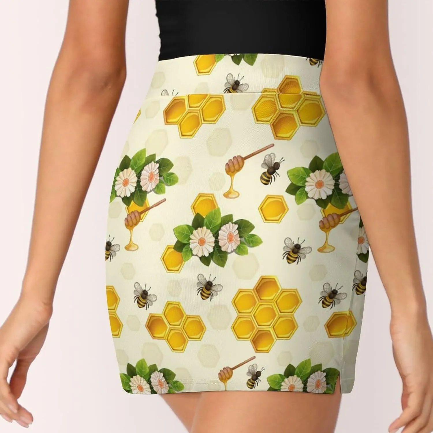 Donnapink Women Yoga Skirt, High Waist A-line Dress Trouser, Running Shorts(S-4XL)