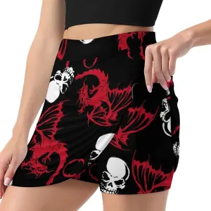 Donnapink Women Yoga Skirt, High Waist A-line Dress Trouser, Running Shorts(S-4XL)