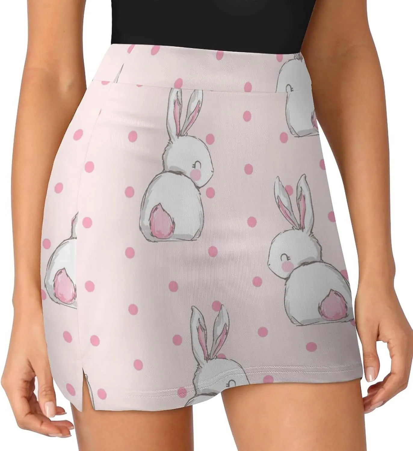 Donnapink Women Yoga Skirt, High Waist A-line Dress Trouser, Running Shorts(S-4XL)
