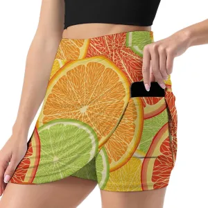 Donnapink Women Yoga Skirt, High Waist A-line Dress Trouser, Running Shorts(S-4XL)