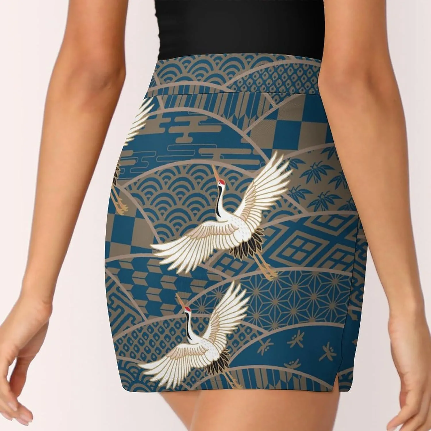 Donnapink Women Yoga Skirt, High Waist A-line Dress Trouser, Running Shorts(S-4XL)