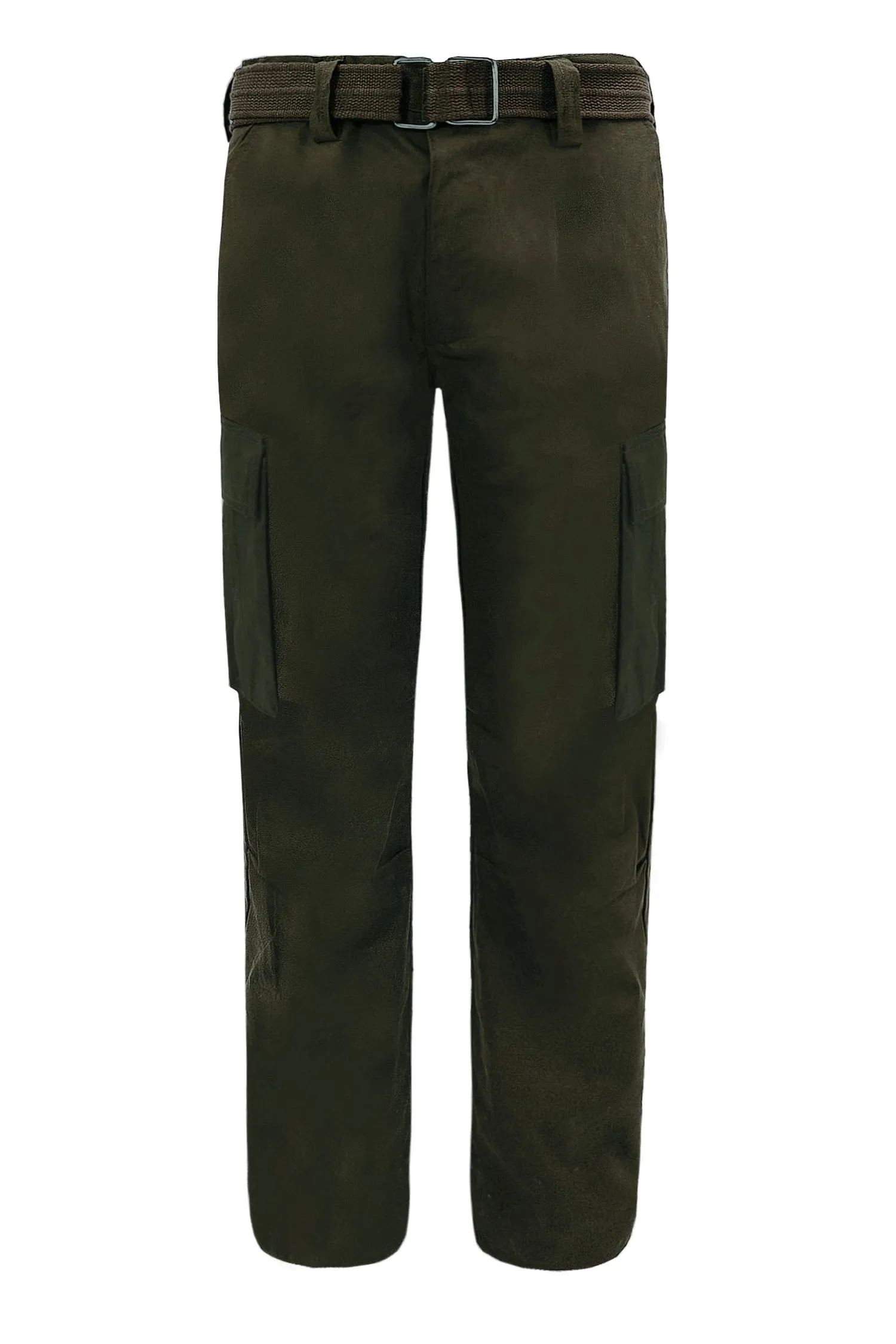 Essential Canvas Cargo Pants with Belt (New Colorway)