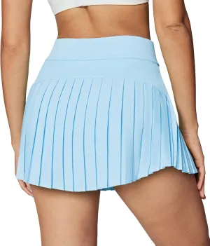 Ewedoos Pleated Tennis Skirts for Women Athletic Skirt with Shorts Underneath Skorts for Woman with Pockets for Golf