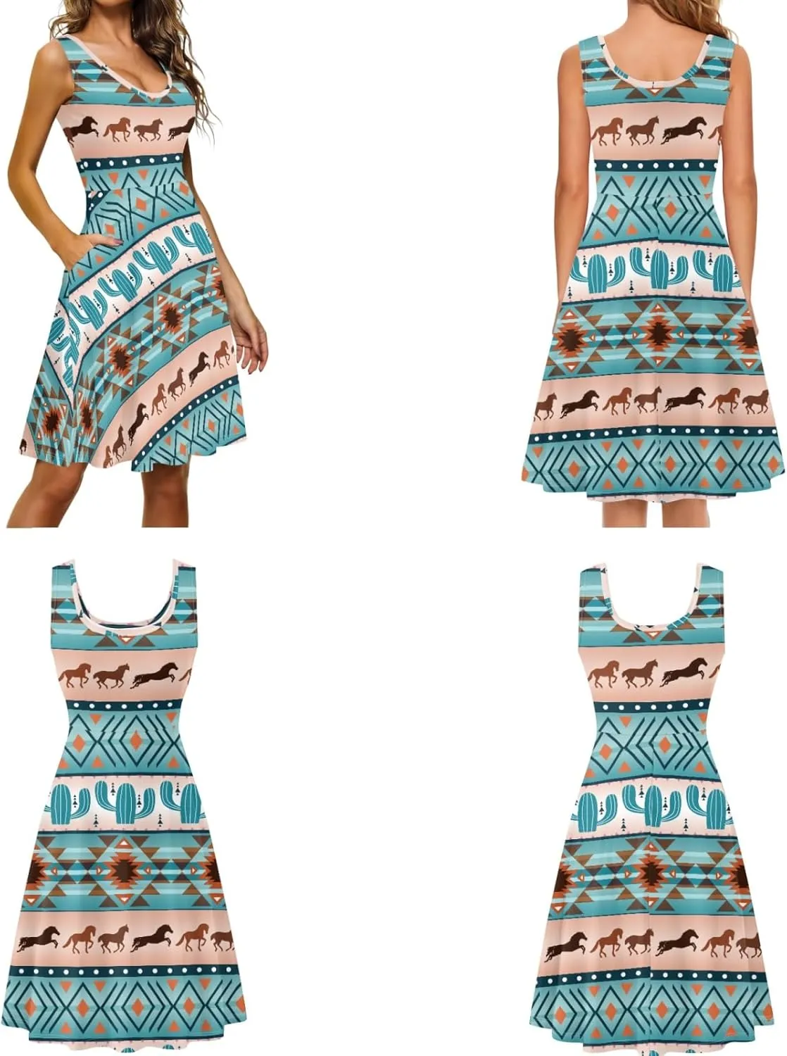 FUSURIRE Plus Size Tank Dresses Couple Matching Outfits Men's Casual Button-Down Shirts Sleeveless Beach Maxi Dress