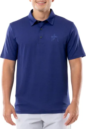 Guy Harvey Mens Performance Short Sleeve Polo Shirt