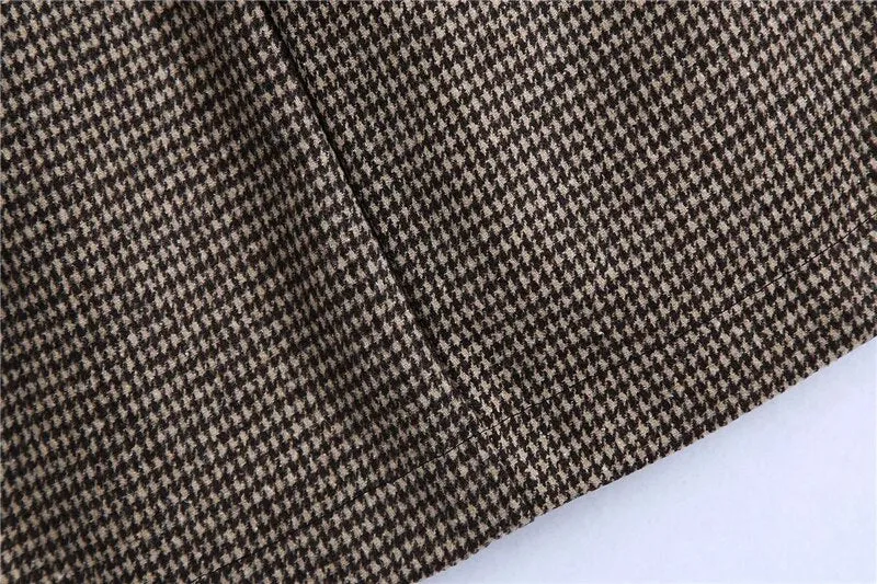 HOUNDSTOOTH CHECK MINI SKIRT
