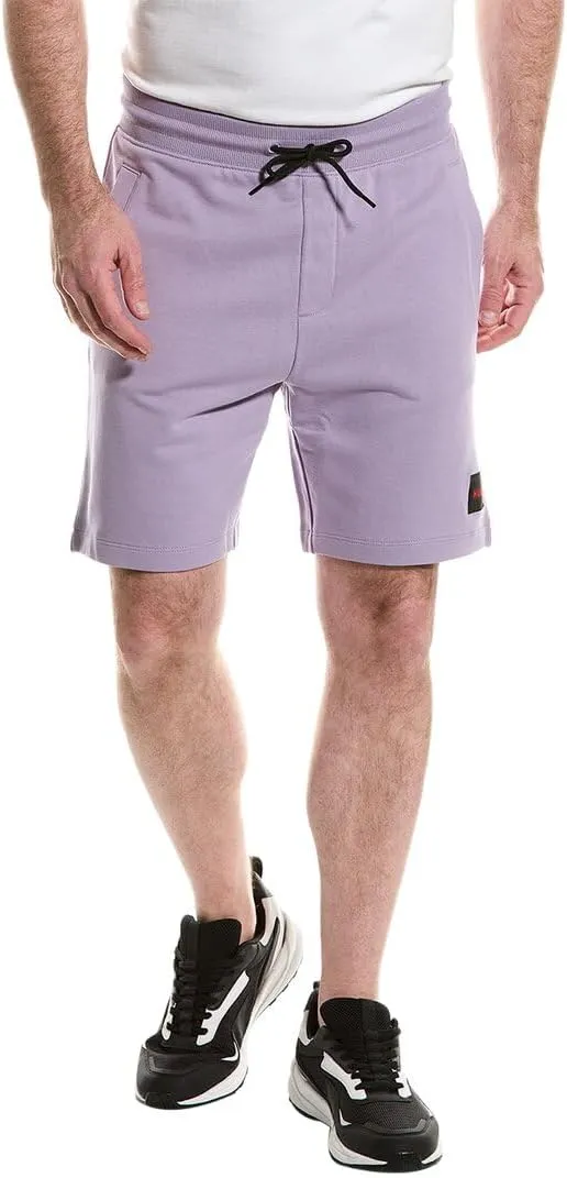 HUGO Men's Big Square Logo Jersey Shorts