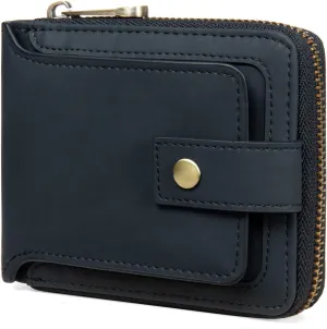 Huztencor Zipper Wallet Men RFID Blocking Leather Bifold Credit Card Wallets (FBA)
