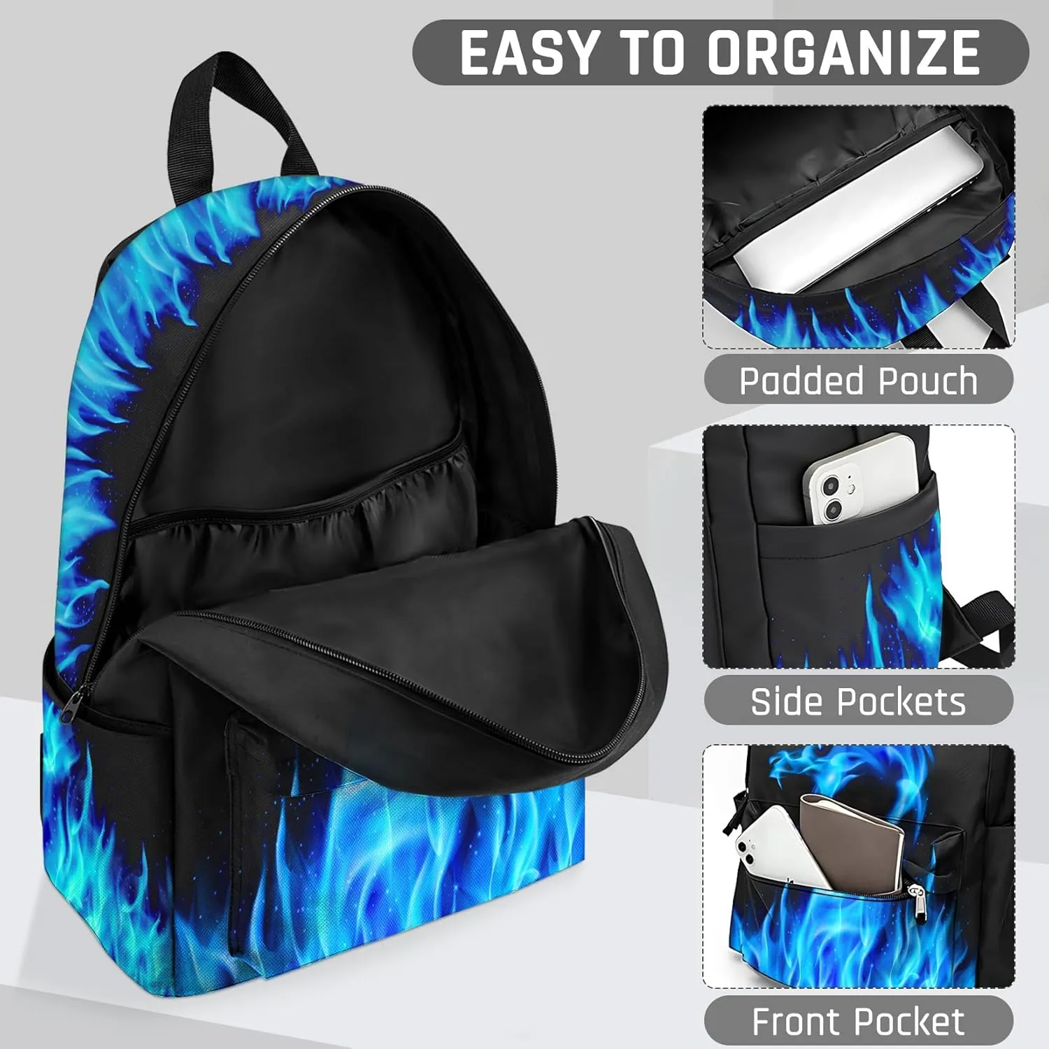 Kids Backpack for Boys3PCS Boys Backpack with Lunch Box Set for Children Elementary Middle School StudentsLightweight School Bookbag for Travel and Daily Use