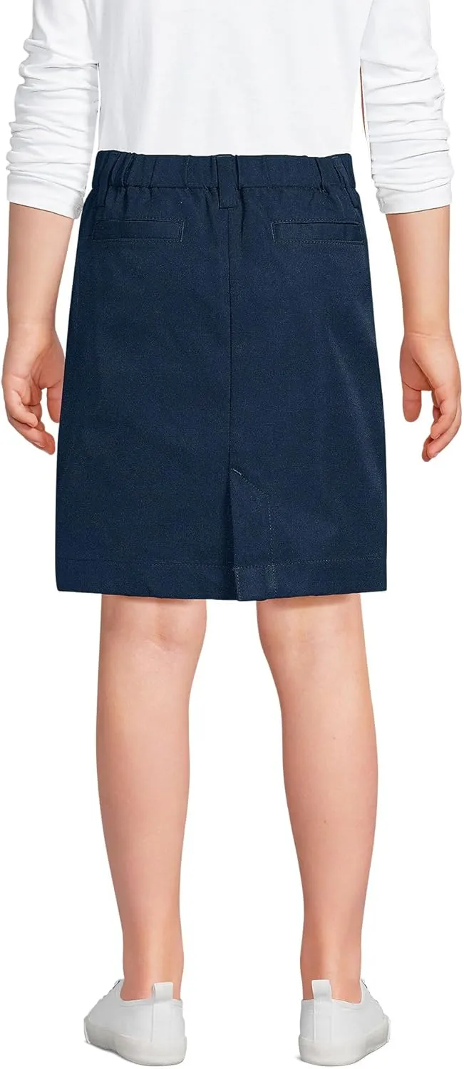 Lands' End School Uniform Girls Active Chino Skort Top of The Knee