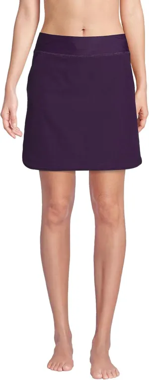 Lands' End Women's Quick Dry Board Skort Swim Skirt