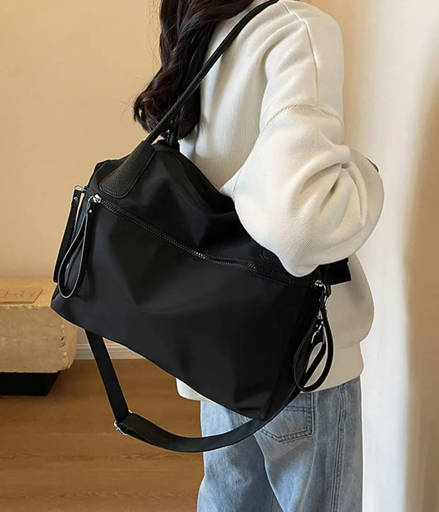 Large Bag for Women Oxford Cloth Tote Casual Hobo Bag Shoulder Bag Satchel Crossbody Bag for Travel Shopping Work
