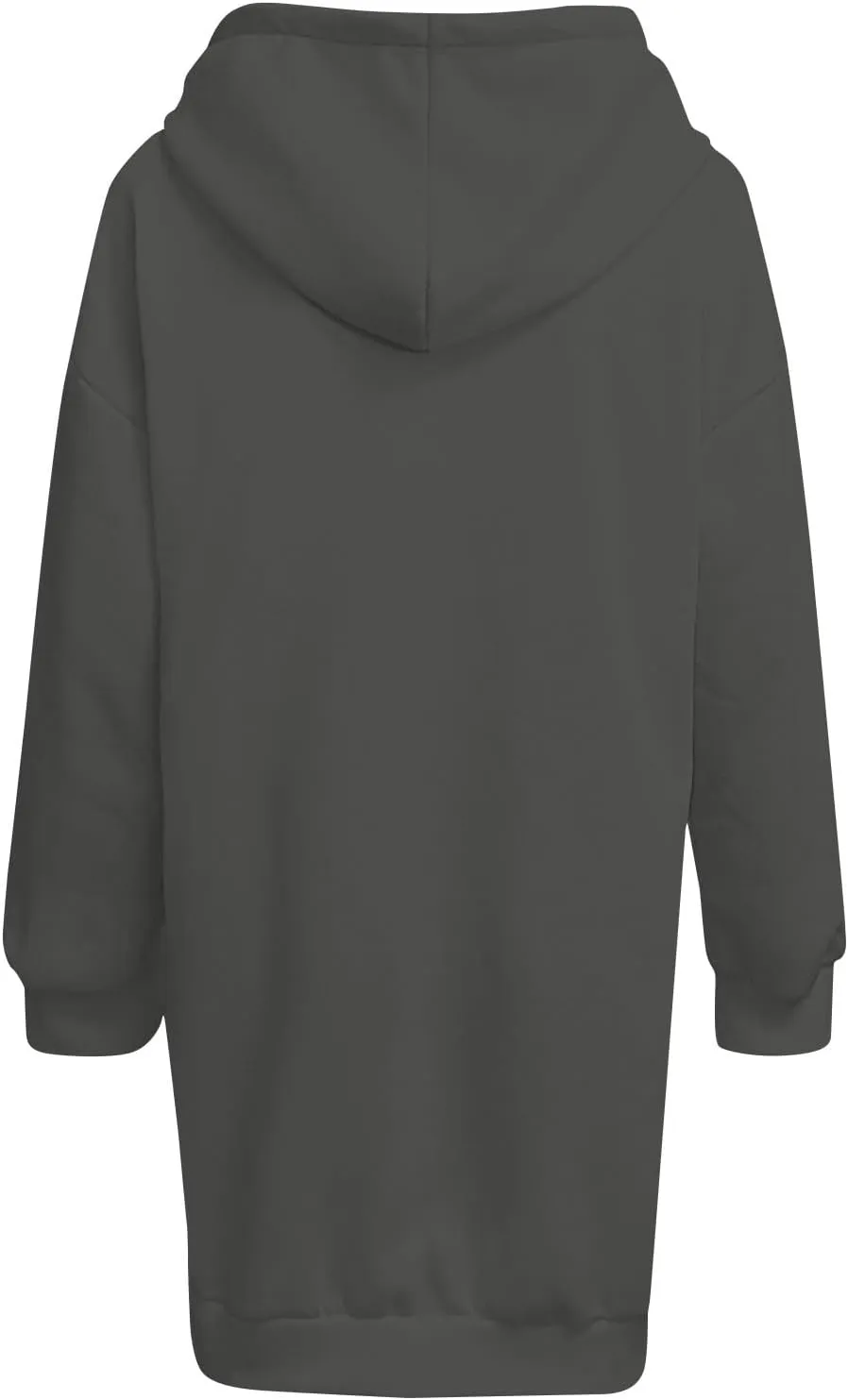 lcyhony Women's Fleece Oversized Sweatshirt Y2k Loose Comfy Hoodie Dress Winter Warm Long Sleeve Pullover Tops with Pockets