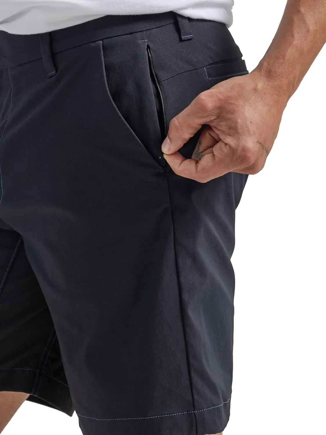 Lee Men's Extreme Motion Regular Fit Synthetic Flat Front Short