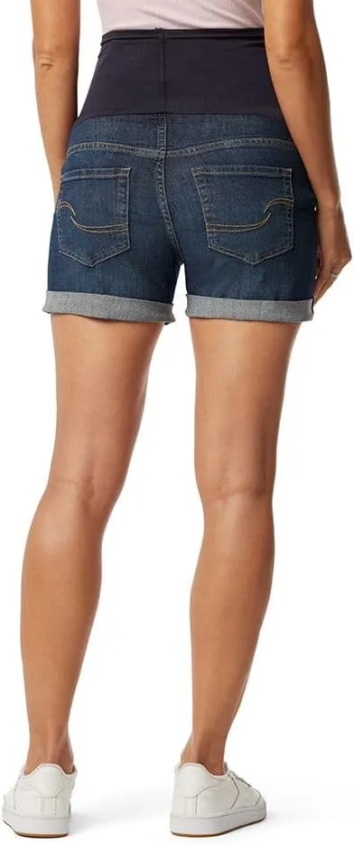 Levi Strauss Signature Gold Women's Maternity Mid-Rise Shortie Shorts