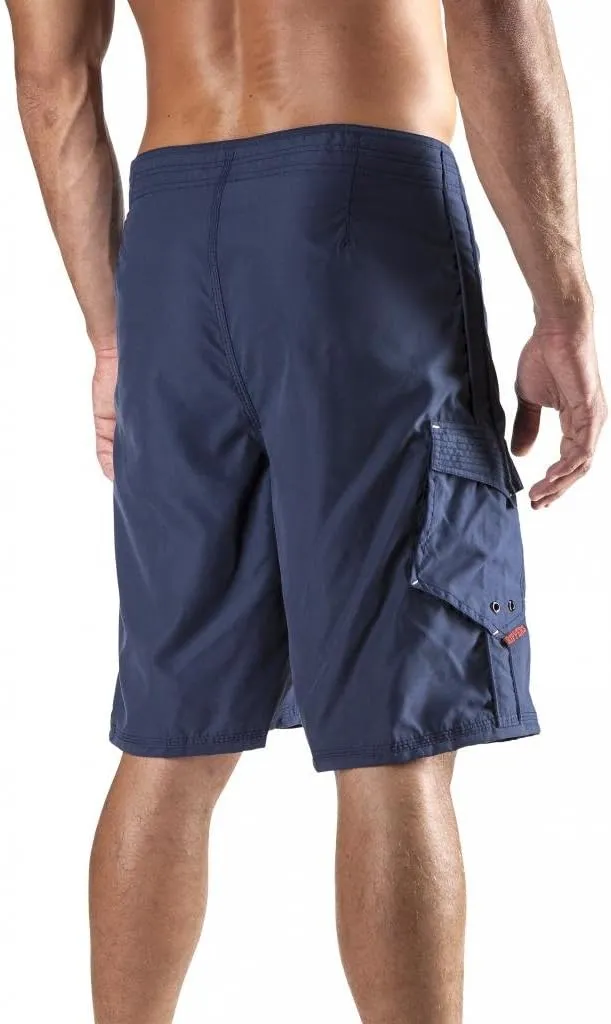 Maui Rippers Men's Lifeguard Microfiber Shorts 21" Red or Navy