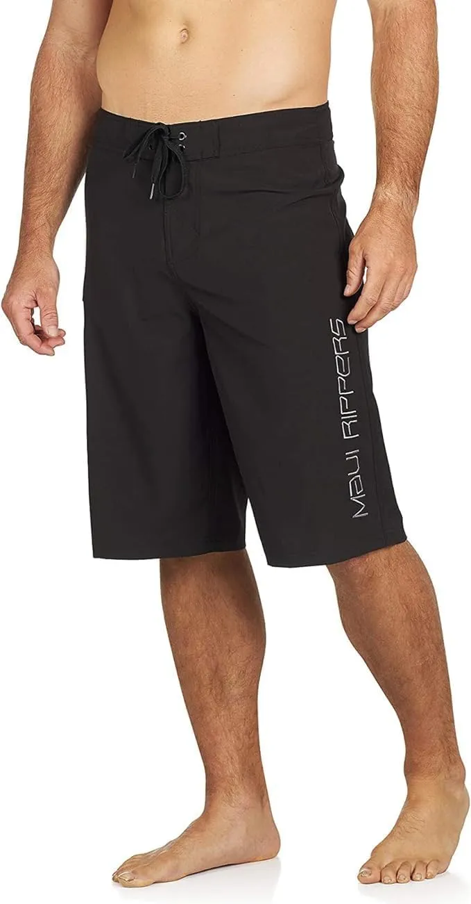 Maui Rippers Very Long 4 Way Stretch Boardshorts 24 Inch Outseam