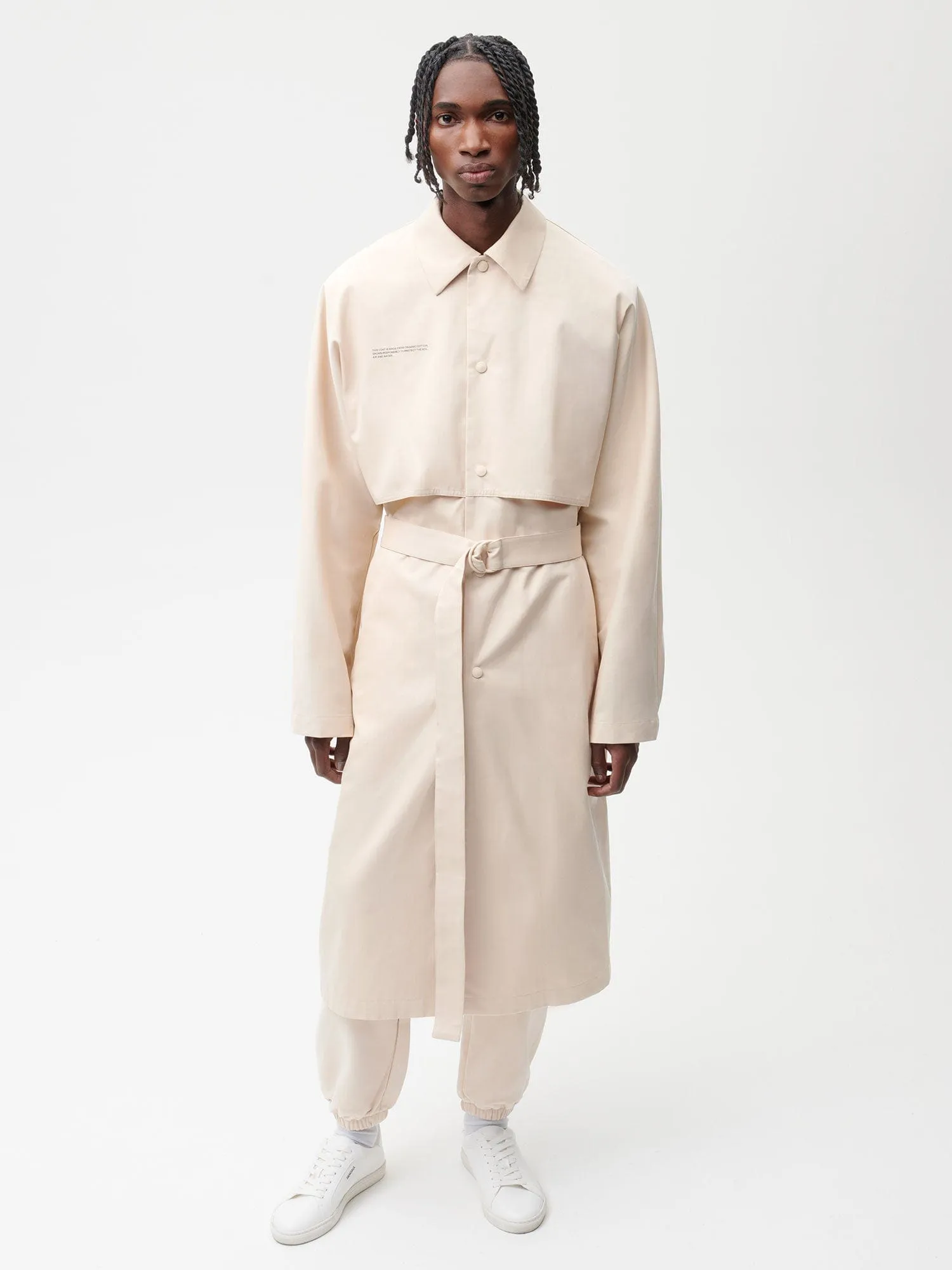 Mens Organic Cotton Trench Coatsand