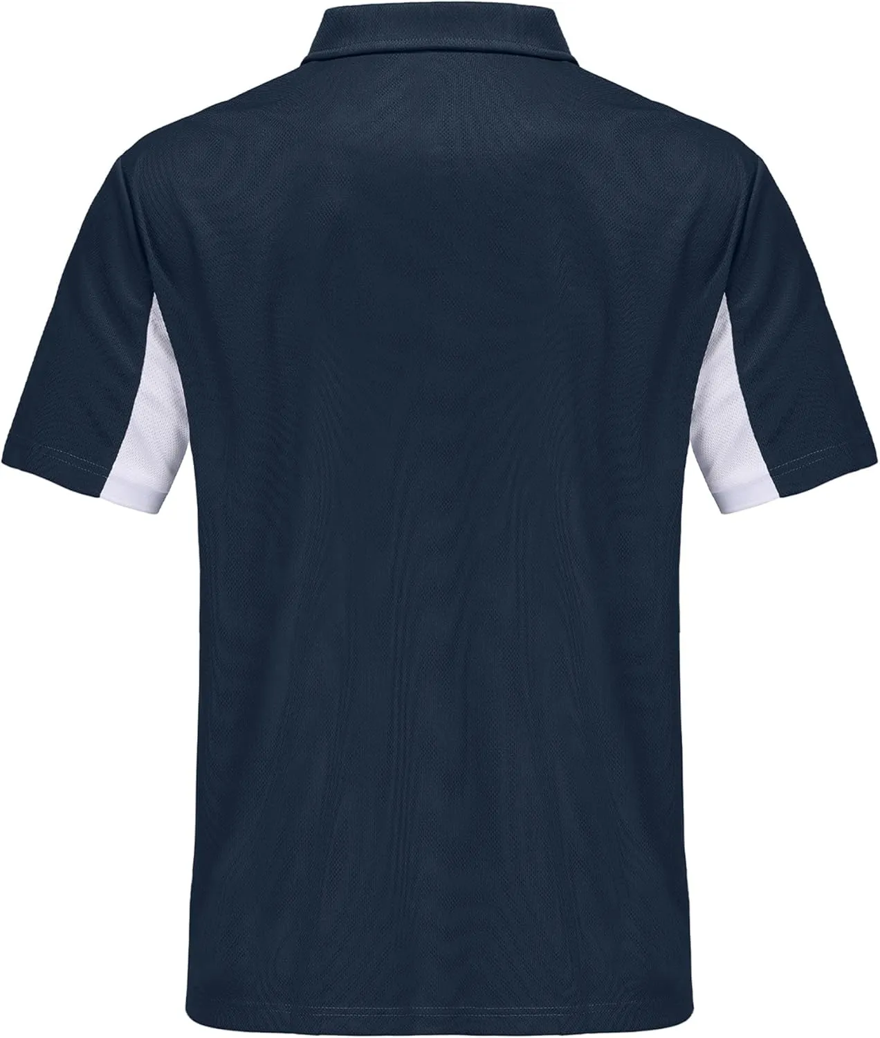 Mens Short Sleeve Golf Polo Shirts Dry Fit Moisture Wicking Performance Casual Sports Polo Shirts for Men