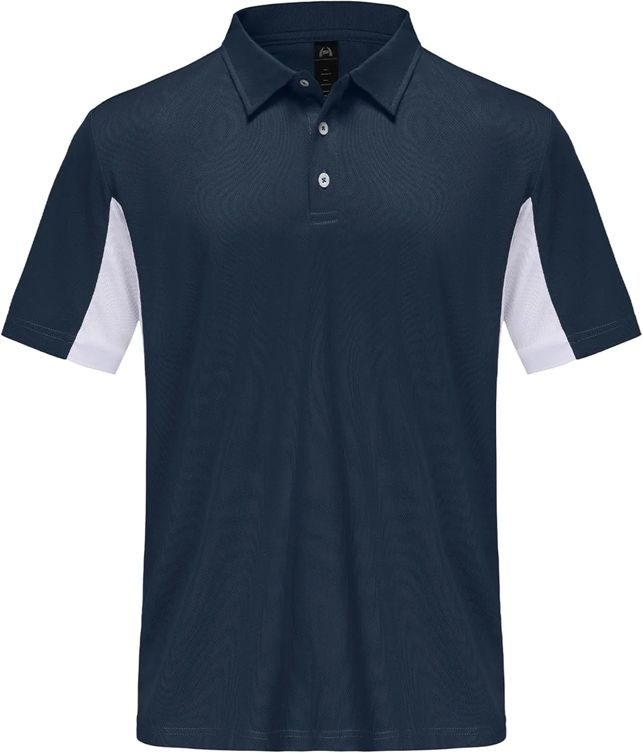Mens Short Sleeve Golf Polo Shirts Dry Fit Moisture Wicking Performance Casual Sports Polo Shirts for Men