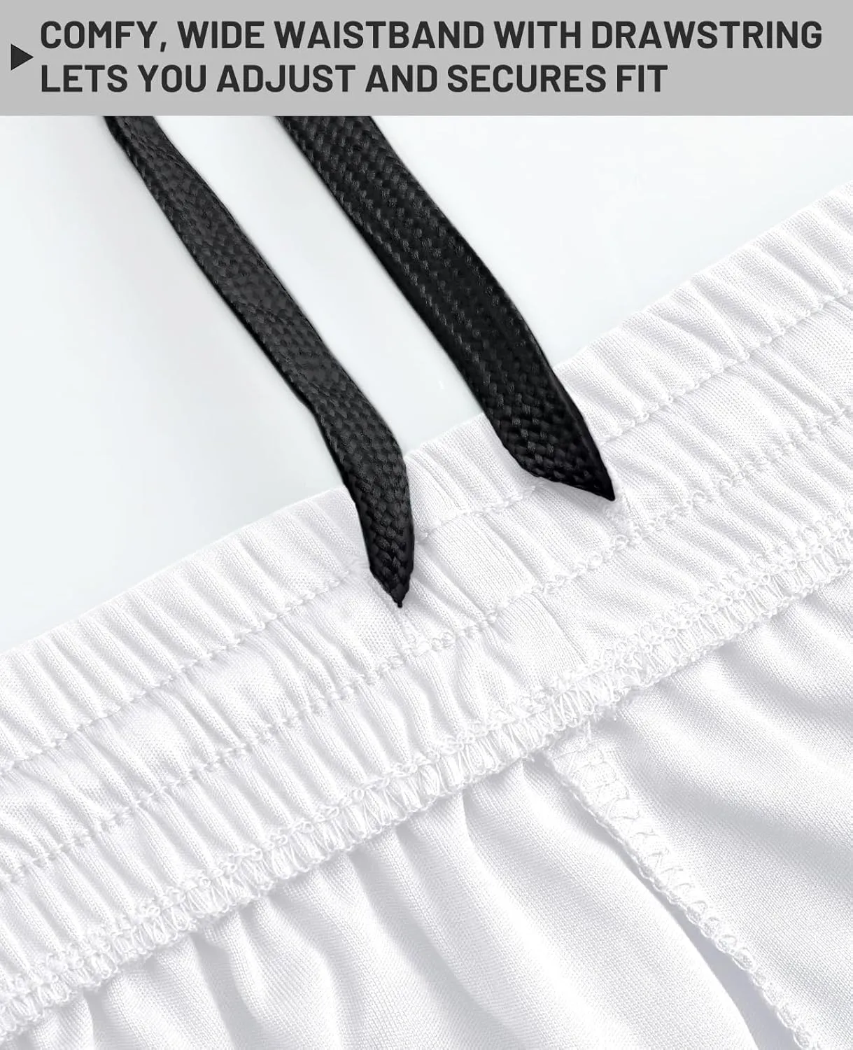 MIER Men's Soccer/Basketball/Athletic Shorts Without Pockets No Liner Running Workout Training, 3 Pack
