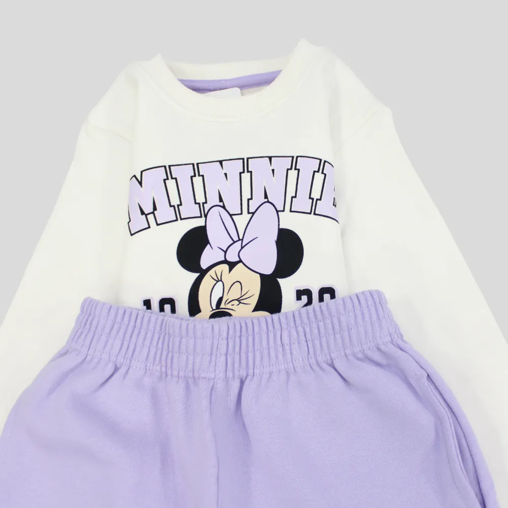 Minnie Mouse Long-Sleeved Fleeced Pajama