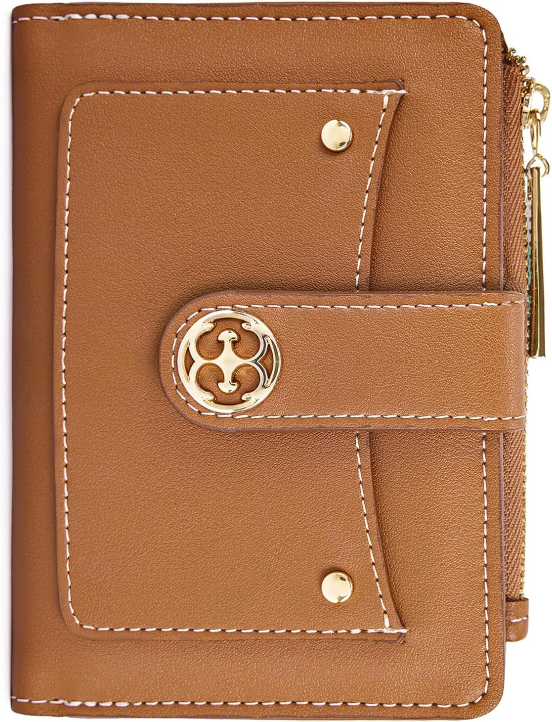 Missnine Small Wallet for Women RFID Compact Wallet Vegan Leather Bifold Ladies Wallet with Card Holder and Coin Purse