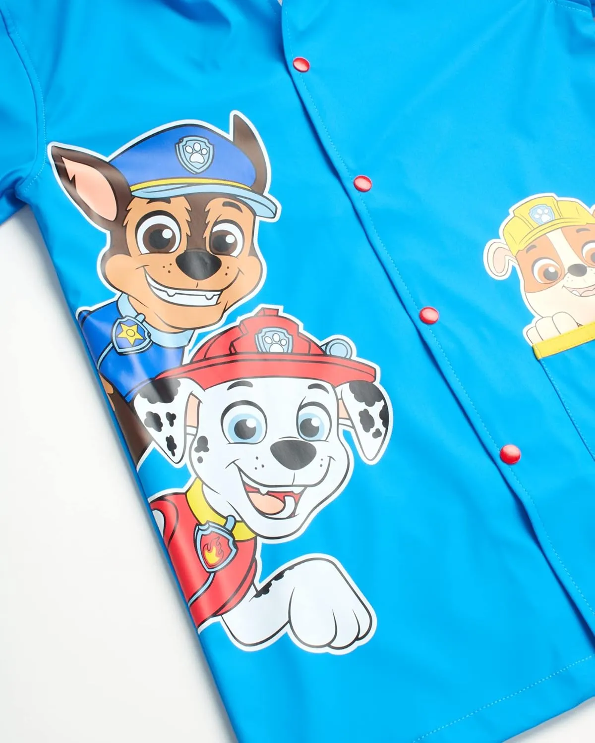 Nickelodeon Boys' Rain Jacket - Hooded Slicker Shell Raincoat: Baby Shark, Paw Patrol (Size: 4-7)