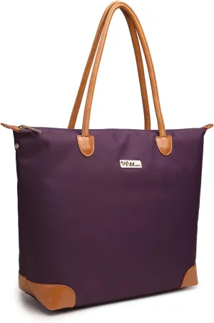 NNEE Water Resistance Nylon Tote Bag & Multiple Pocket Design