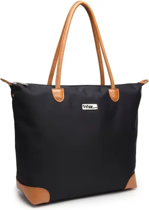 NNEE Water Resistance Nylon Tote Bag & Multiple Pocket Design