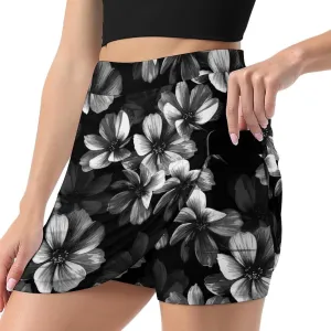 Nugier Women Yoga Skirt, High Waist A-line Dress Trouser, Running Shorts(S-4XL)